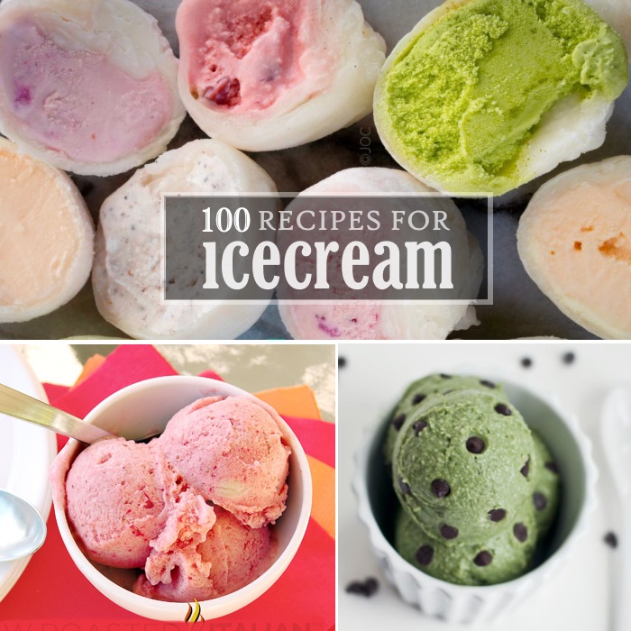 100 recipes for icecream