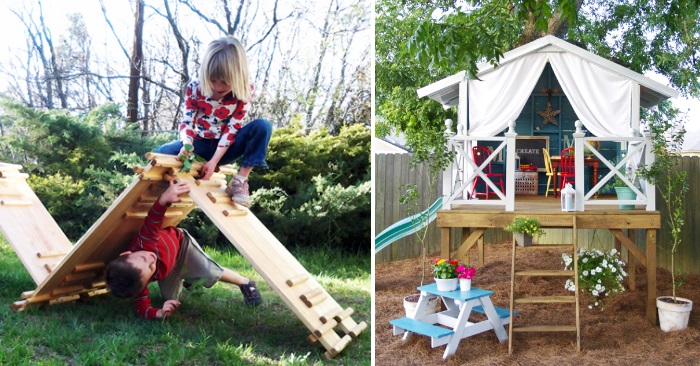 24 Adventurous Backyard Ideas for Outdoor Play