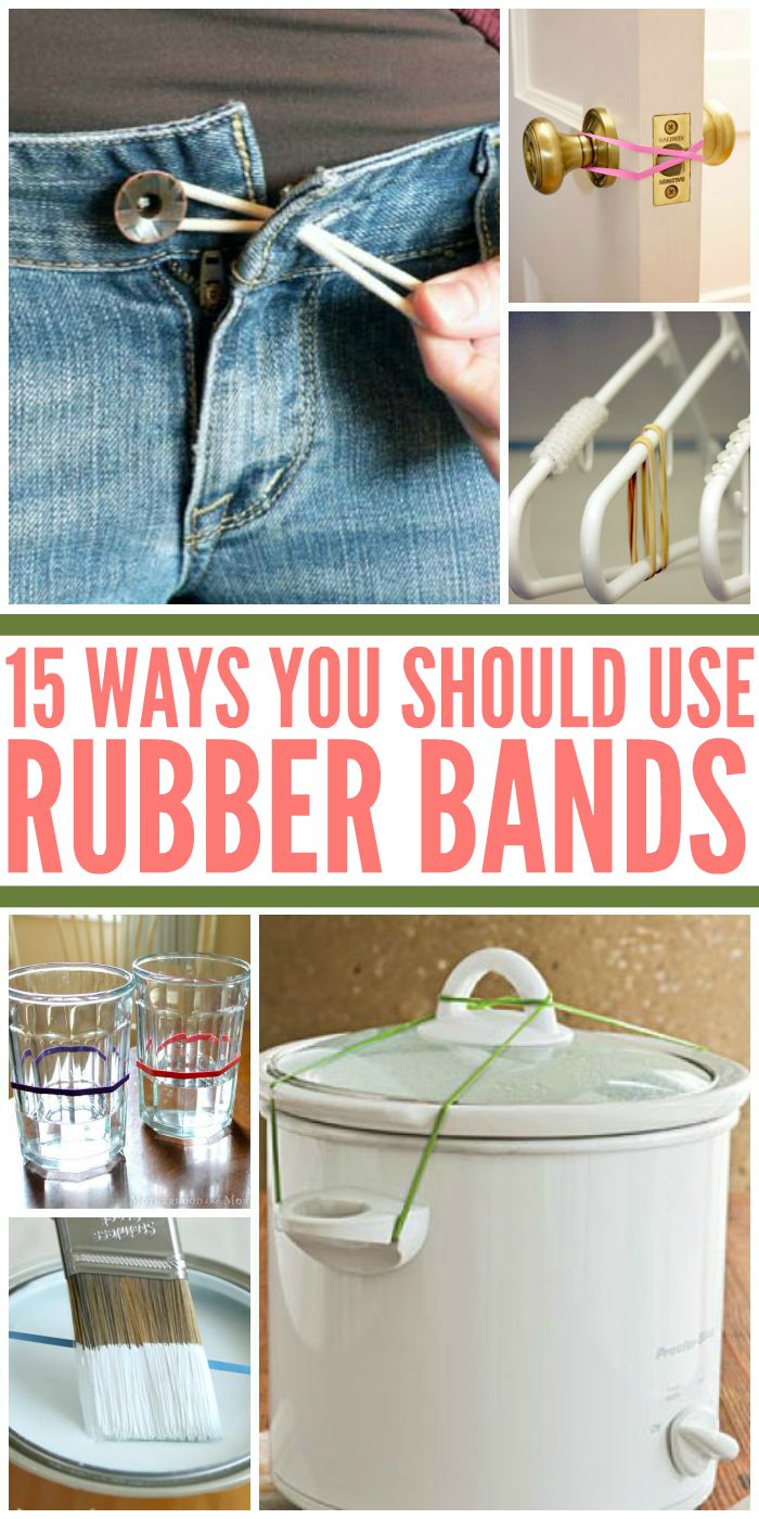15 Ways You Should Use Rubber Bands #diyhacks #homehacks