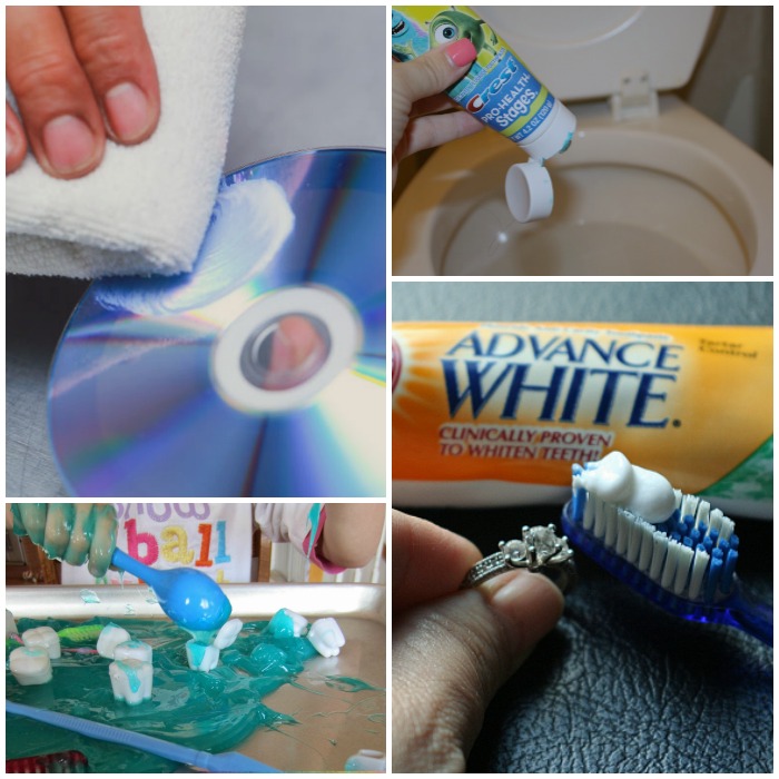 unusual ways to use toothpaste
