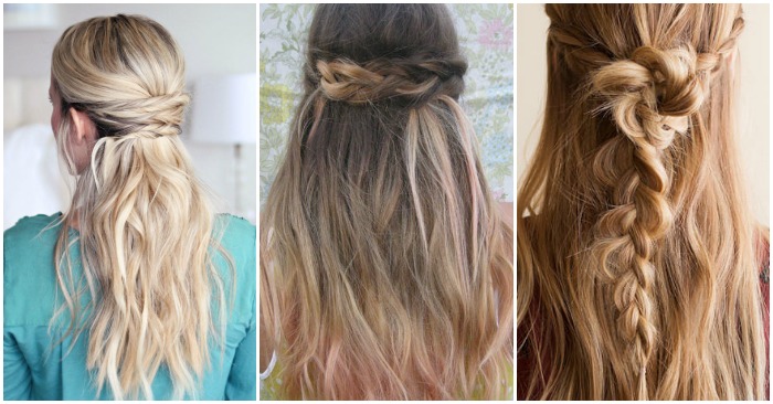 15 Simple Hairstyles that are Half Up