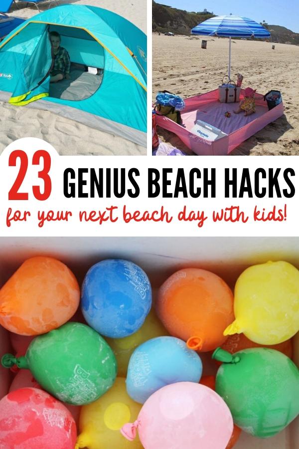 genius beach day hacks pin image B