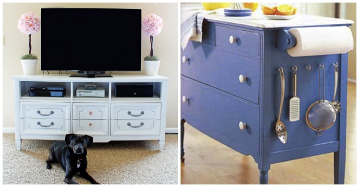 15 Dresser Makeovers That Ll Make You, What Can You Do With Old Dressers