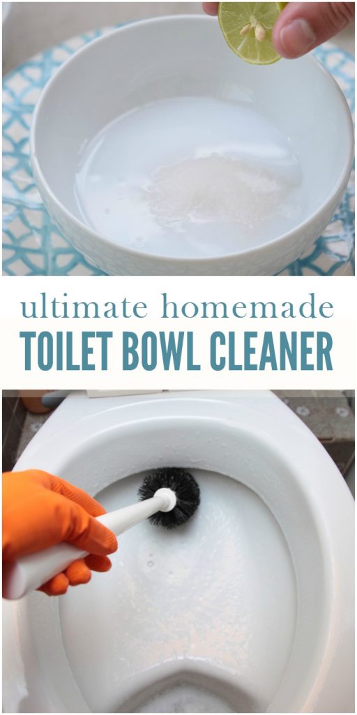 This easy diy toilet bowl cleaner will leave your toilet sparkling clean.
