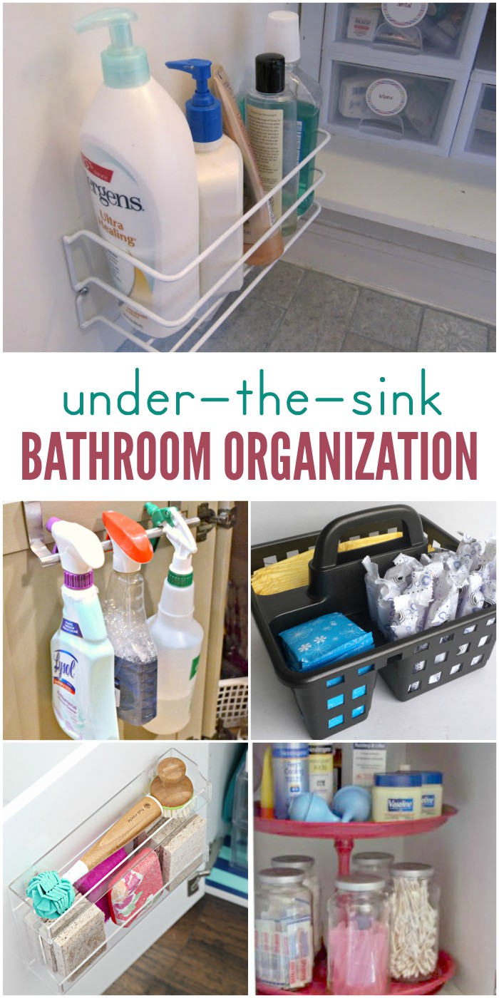 15 Ways To Organize Under The Bathroom Sink
