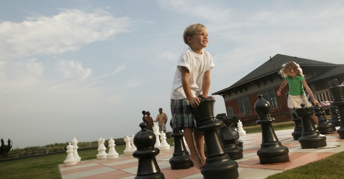 Backyard Game Ideas - Life size chess or checkers