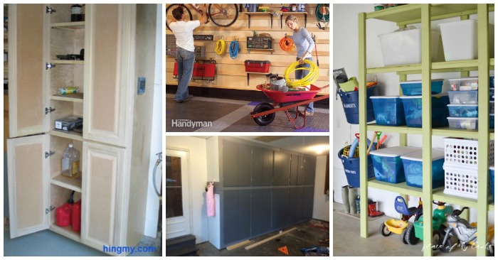 Genius Tutorials for DIY Garage Cabinets