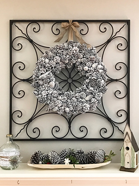 pine cone crafts wreaths