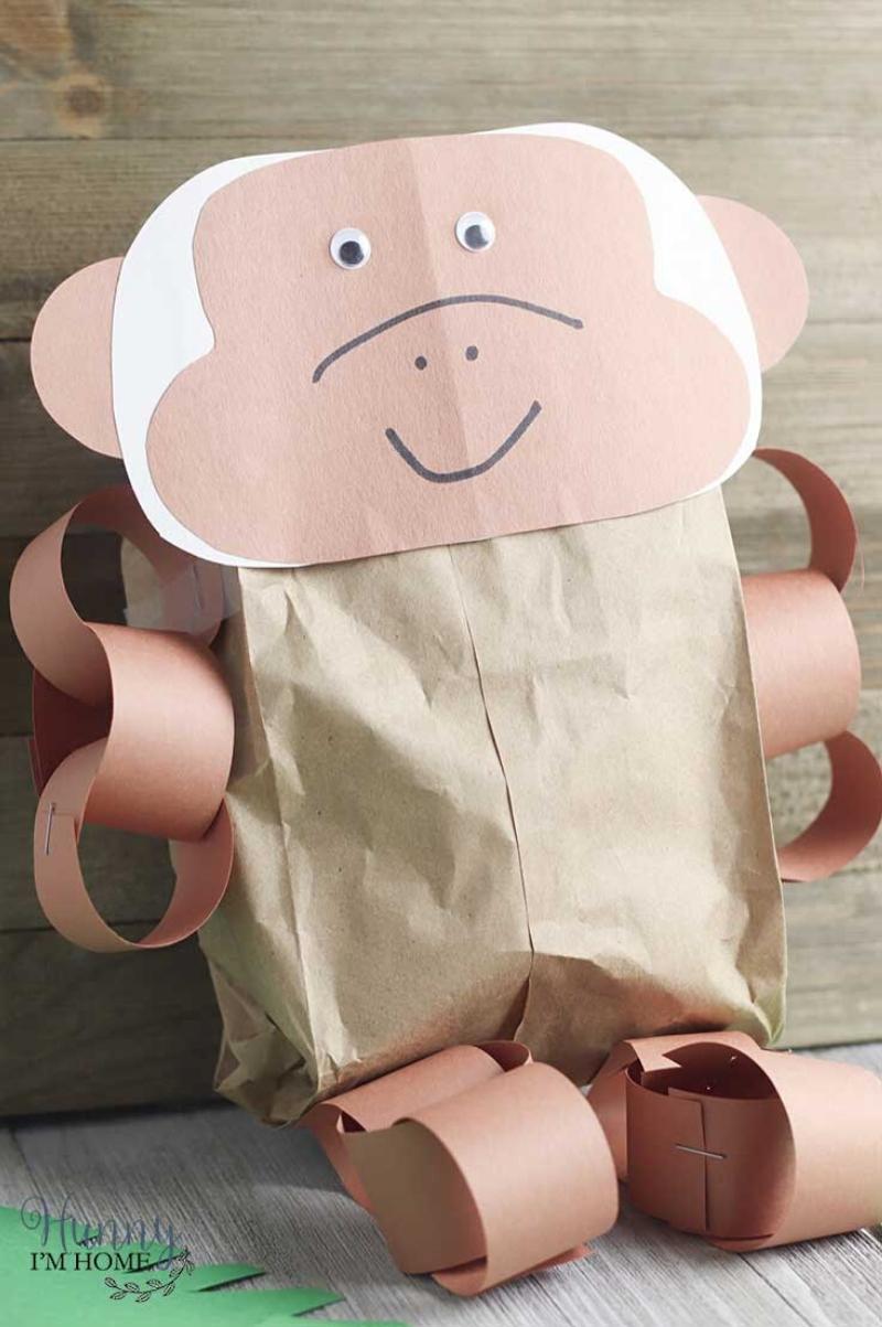 paper bag monkey