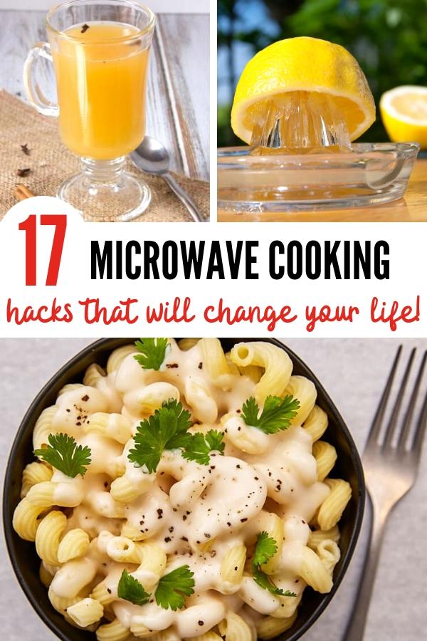 microwave cooking hacks Pin image B