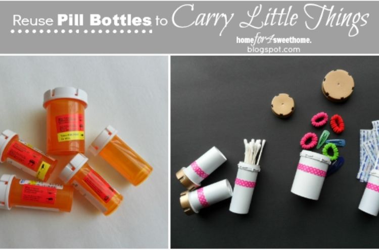Smart Pill-Bottle Storage Kits for tiny household items