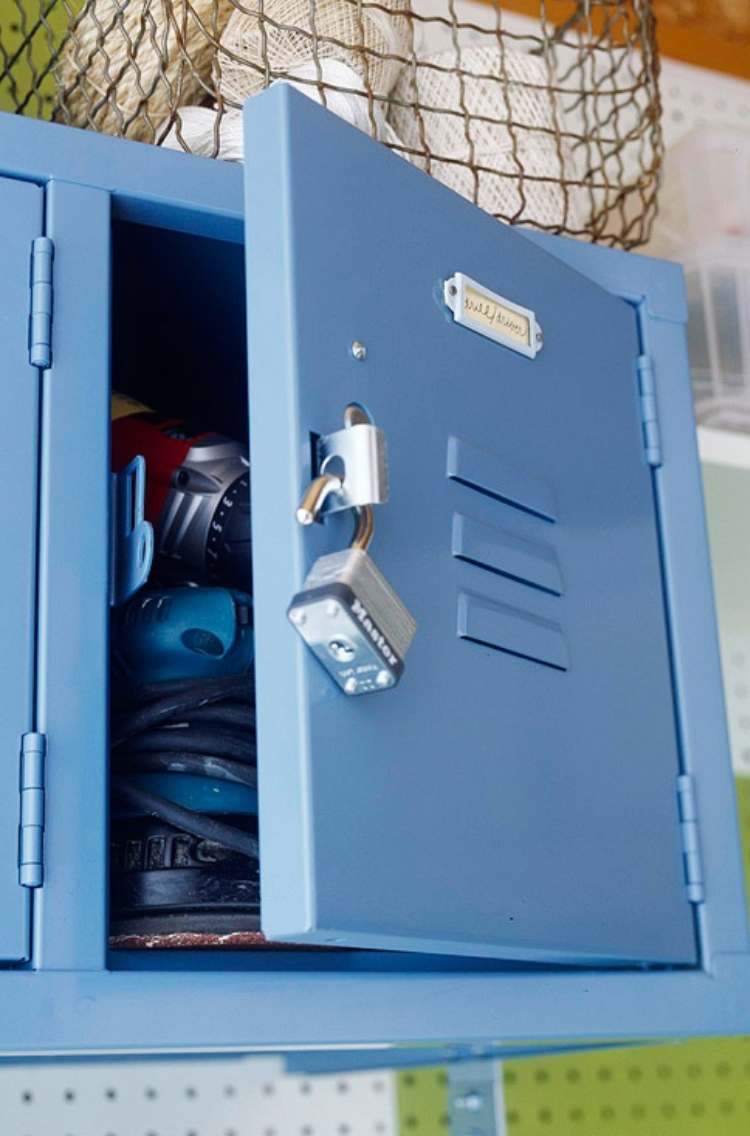 Storage locker- with lock and key