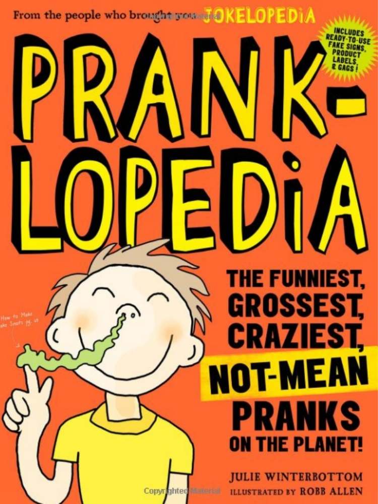 Fun Prank Ideas- picture of a prank book