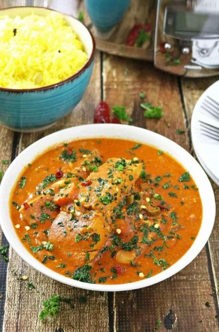 Slow-Cooker Salmon Curry