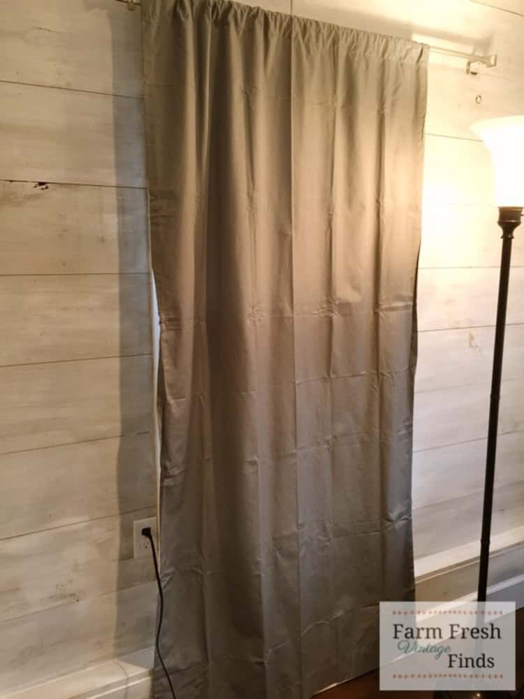 Straighten the wrinkles off your curtains with a steam cleaner