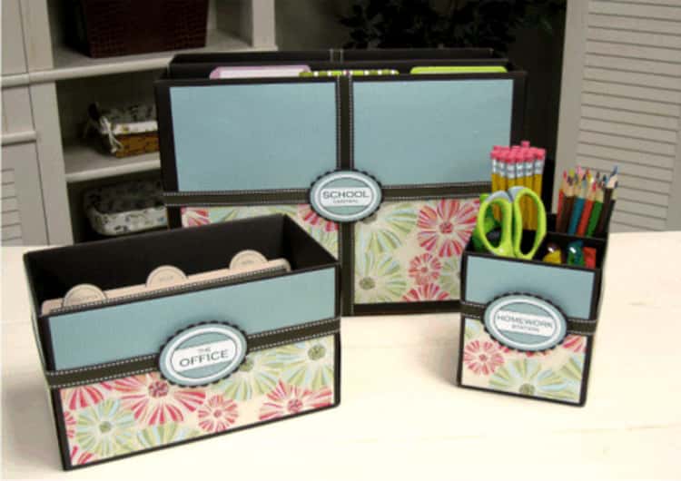 customized tissue boxes for office, school, and homework 