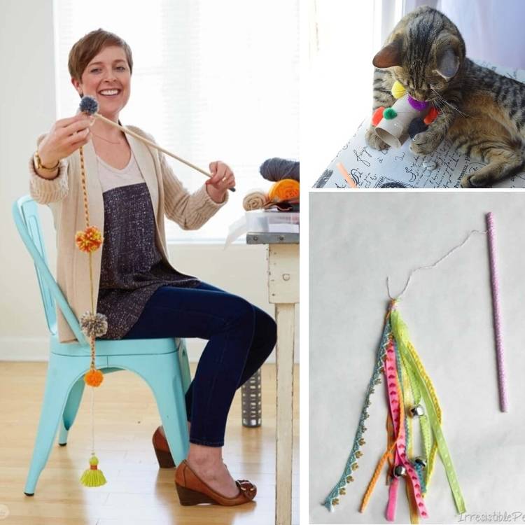 super cute easy diy cat toys your kitties will be sure to love