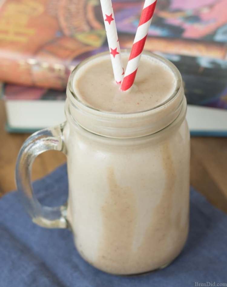 butterbeer smoothie, harry potter smoothie
