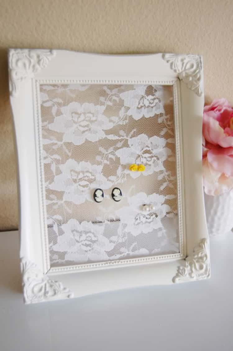 lace earring frame 
