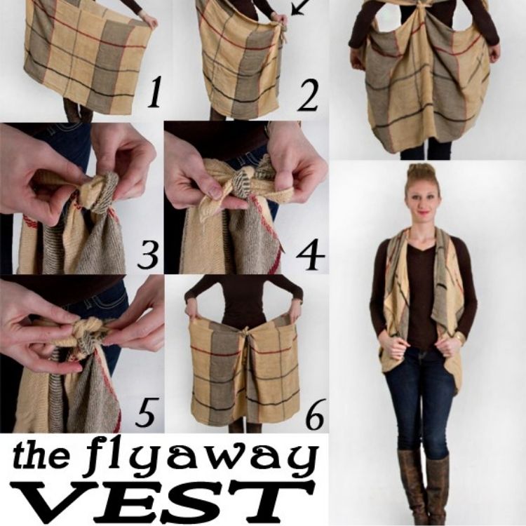 tutorial on how to tie a fly away vest