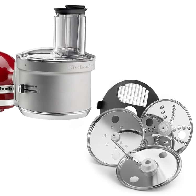 Food processor attachments to the amazing Kitchen Aid mixer 