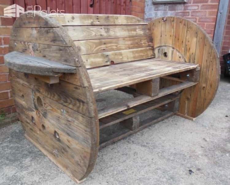 pallet-and-cable-drum-benches